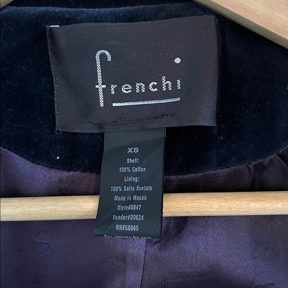 Vintage 90s Velvet blazer size XS - Picture 5 of 5